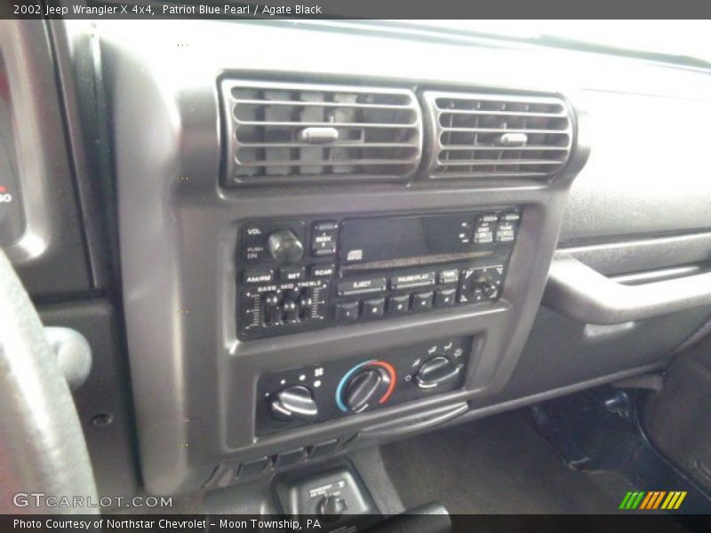 Patriot Blue Pearl / Agate Black 2002 Jeep Wrangler X 4x4