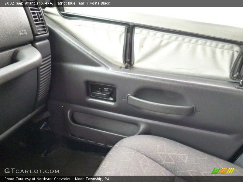 Patriot Blue Pearl / Agate Black 2002 Jeep Wrangler X 4x4