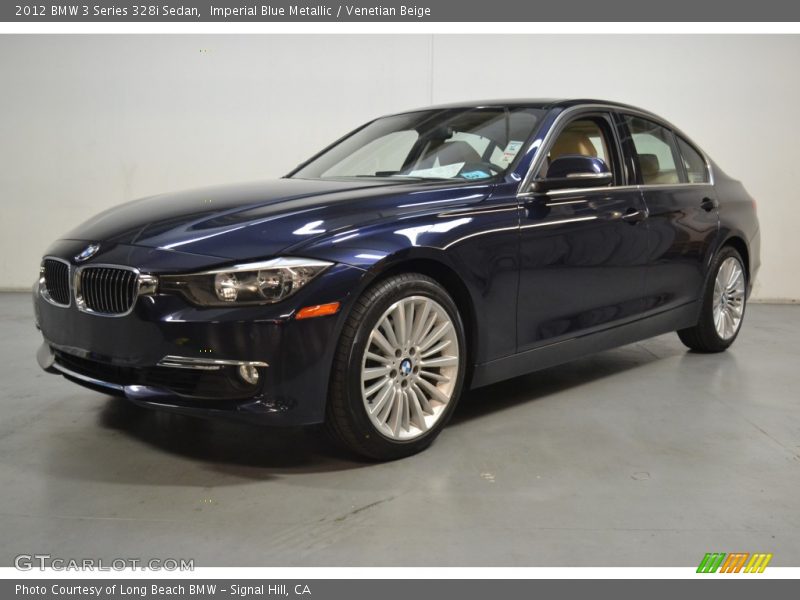 Imperial Blue Metallic / Venetian Beige 2012 BMW 3 Series 328i Sedan