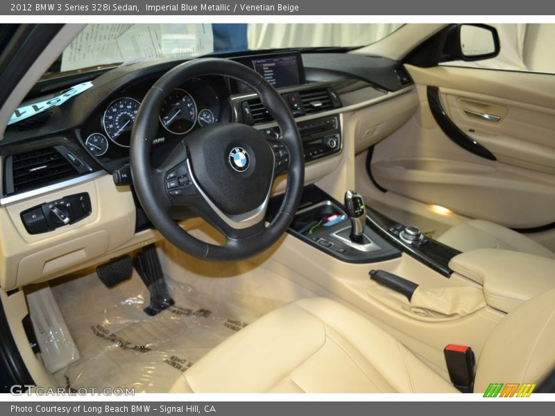 Imperial Blue Metallic / Venetian Beige 2012 BMW 3 Series 328i Sedan