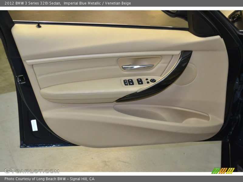 Imperial Blue Metallic / Venetian Beige 2012 BMW 3 Series 328i Sedan
