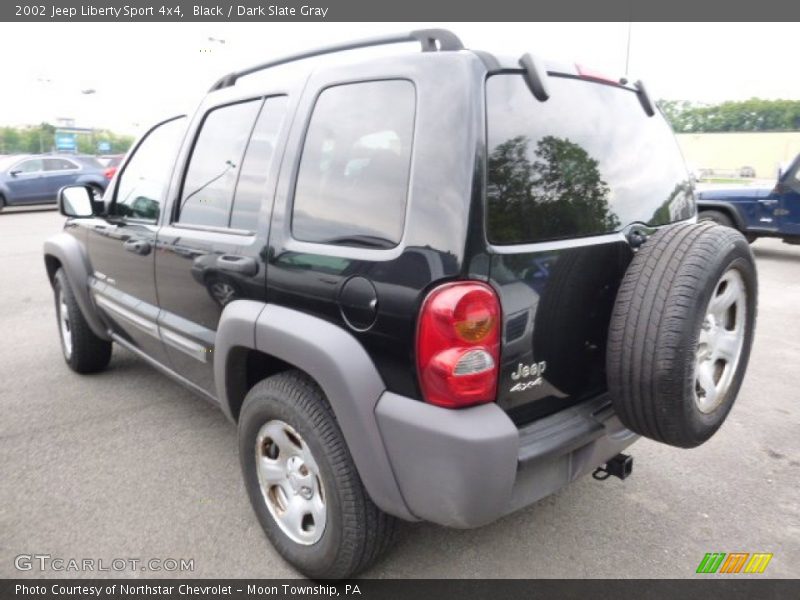 Black / Dark Slate Gray 2002 Jeep Liberty Sport 4x4