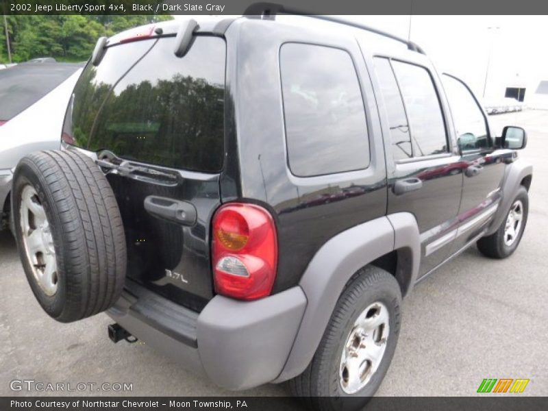 Black / Dark Slate Gray 2002 Jeep Liberty Sport 4x4