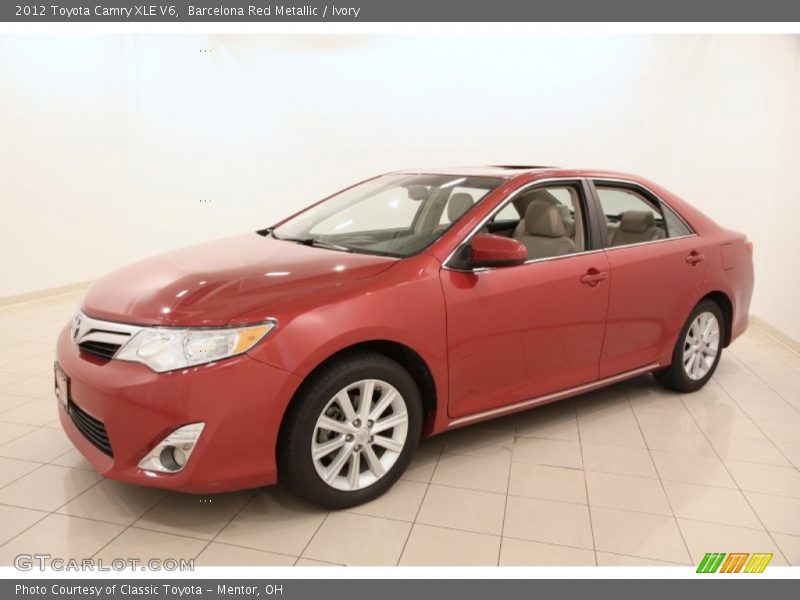Barcelona Red Metallic / Ivory 2012 Toyota Camry XLE V6