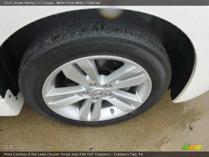 Winter Frost White / Charcoal 2012 Nissan Altima 2.5 S Coupe