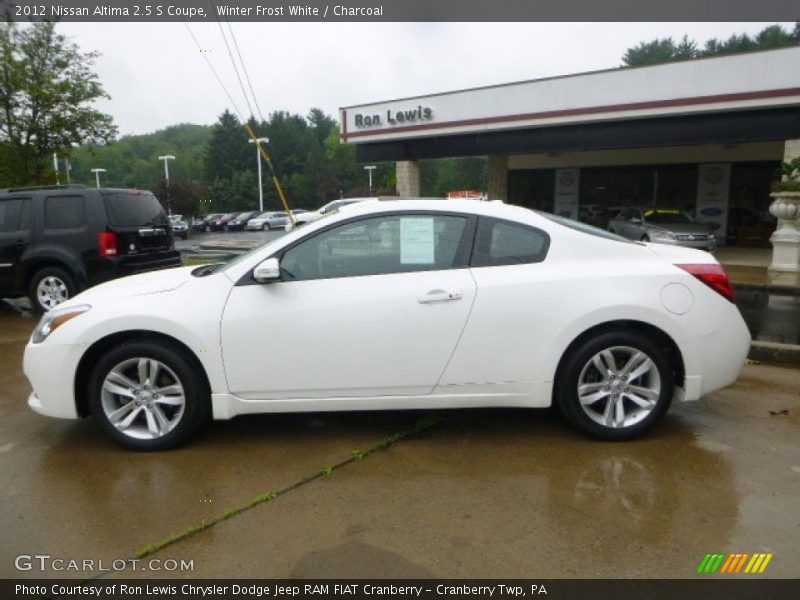Winter Frost White / Charcoal 2012 Nissan Altima 2.5 S Coupe