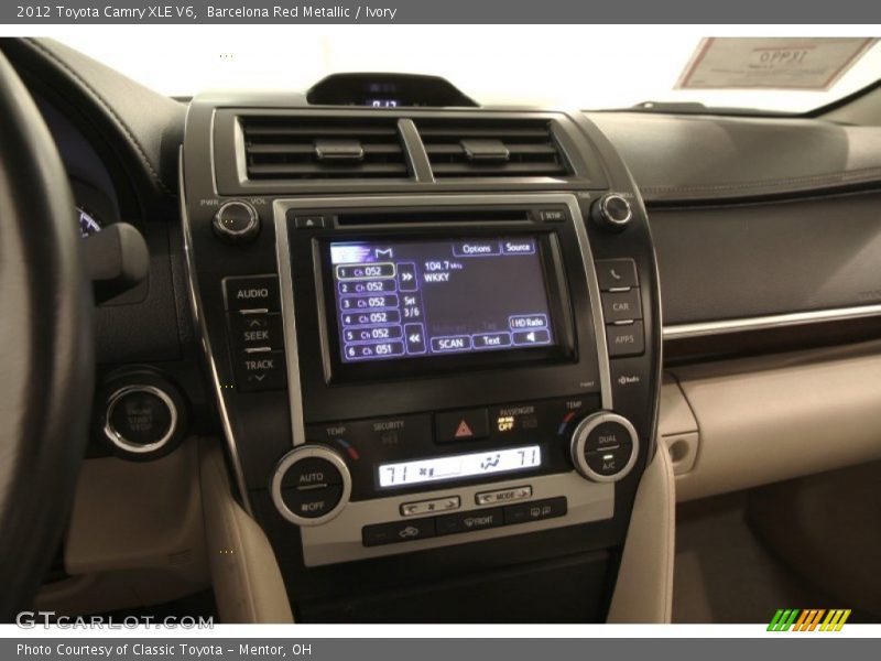 Barcelona Red Metallic / Ivory 2012 Toyota Camry XLE V6