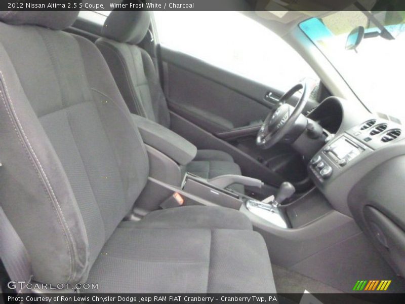 Winter Frost White / Charcoal 2012 Nissan Altima 2.5 S Coupe