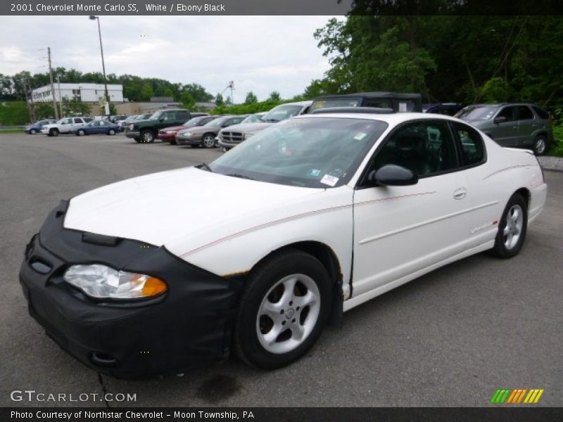 White / Ebony Black 2001 Chevrolet Monte Carlo SS