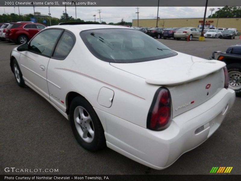 White / Ebony Black 2001 Chevrolet Monte Carlo SS