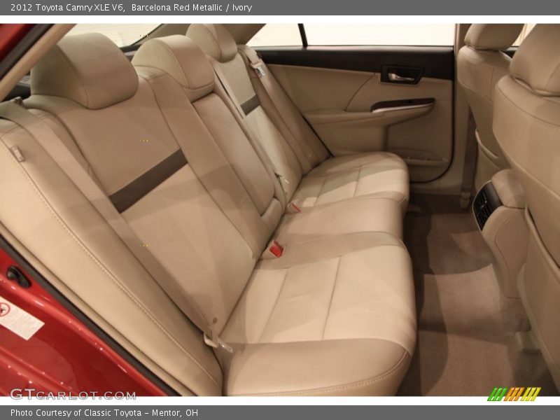 Barcelona Red Metallic / Ivory 2012 Toyota Camry XLE V6