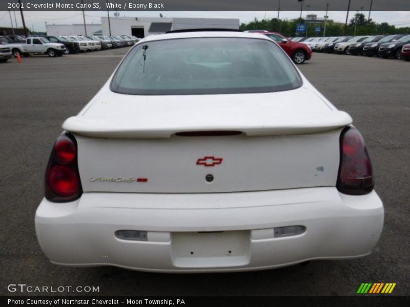 White / Ebony Black 2001 Chevrolet Monte Carlo SS