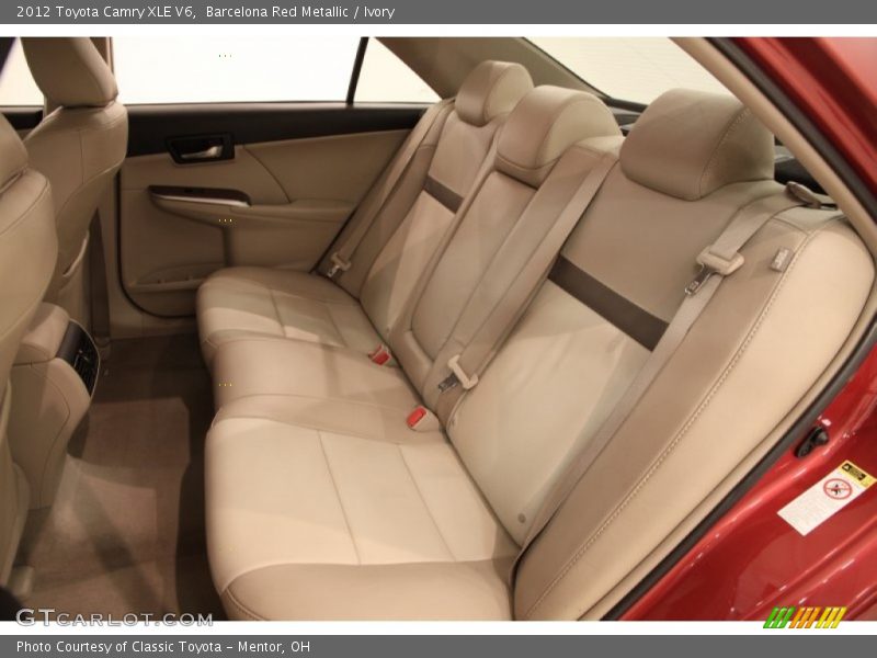 Barcelona Red Metallic / Ivory 2012 Toyota Camry XLE V6
