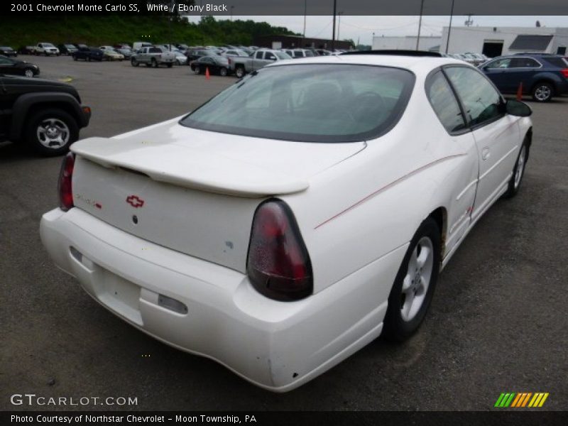 White / Ebony Black 2001 Chevrolet Monte Carlo SS