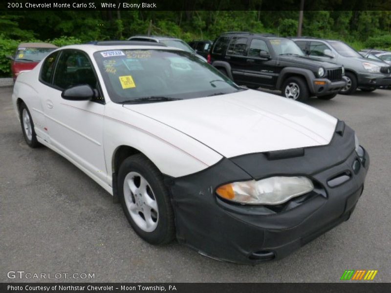 White / Ebony Black 2001 Chevrolet Monte Carlo SS