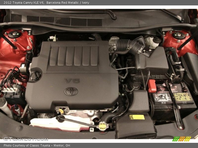 Barcelona Red Metallic / Ivory 2012 Toyota Camry XLE V6