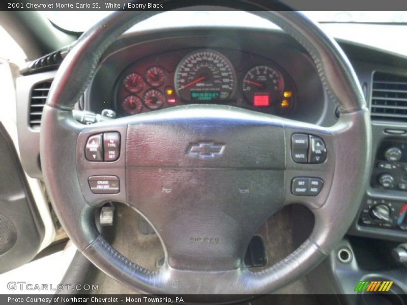 White / Ebony Black 2001 Chevrolet Monte Carlo SS
