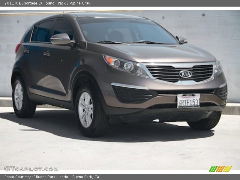 Sand Track / Alpine Gray 2011 Kia Sportage LX