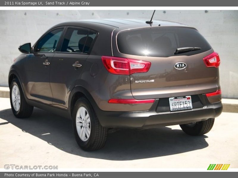Sand Track / Alpine Gray 2011 Kia Sportage LX