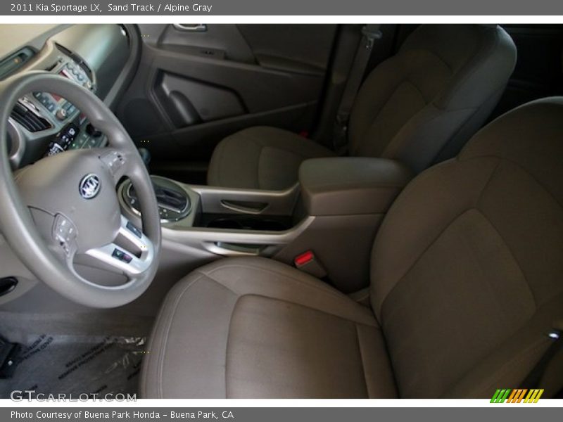 Sand Track / Alpine Gray 2011 Kia Sportage LX