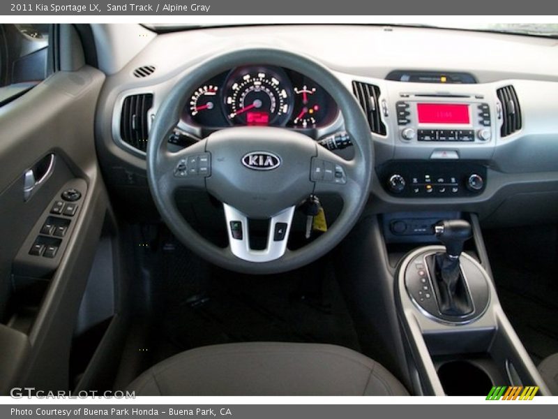 Sand Track / Alpine Gray 2011 Kia Sportage LX