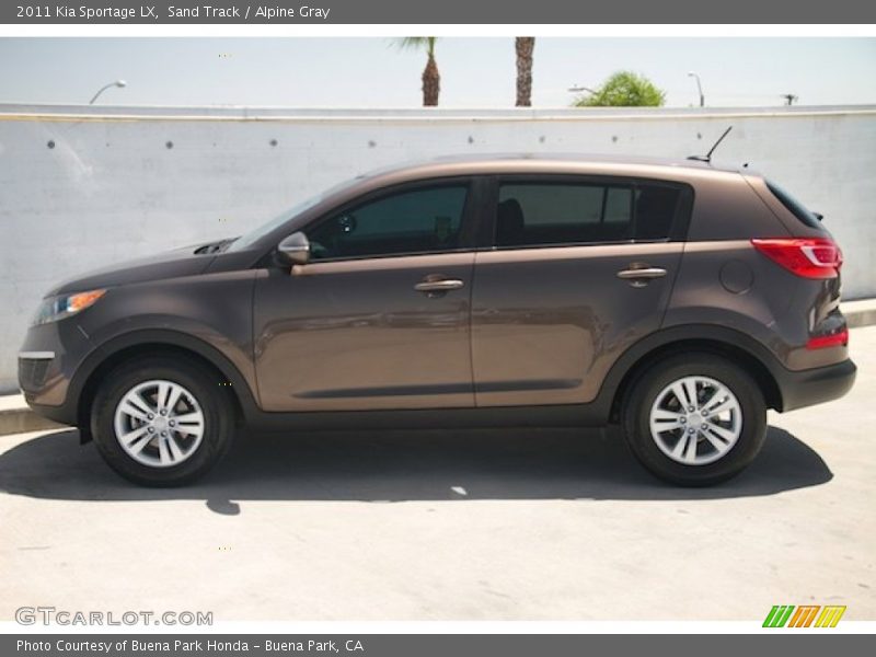 Sand Track / Alpine Gray 2011 Kia Sportage LX