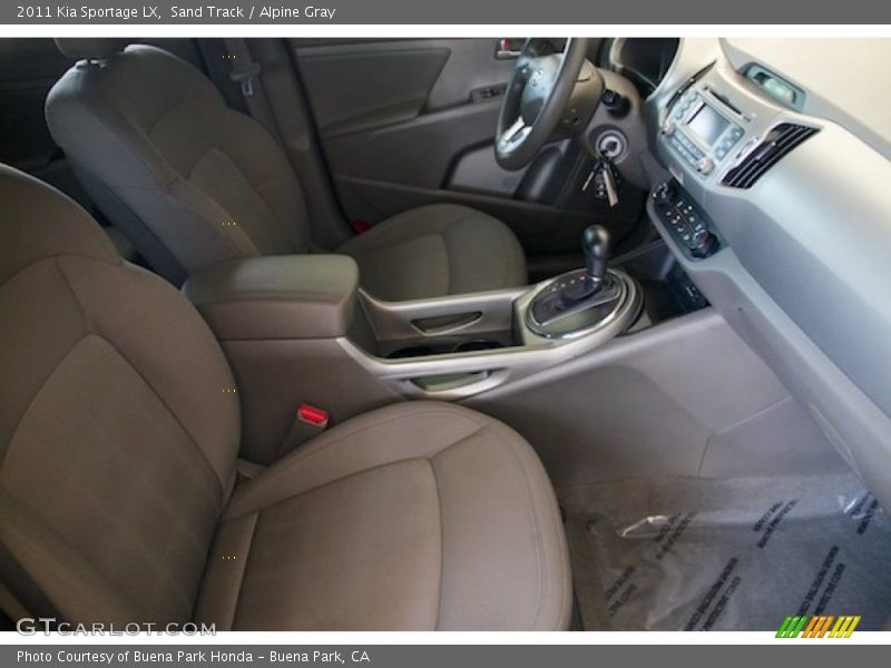Sand Track / Alpine Gray 2011 Kia Sportage LX