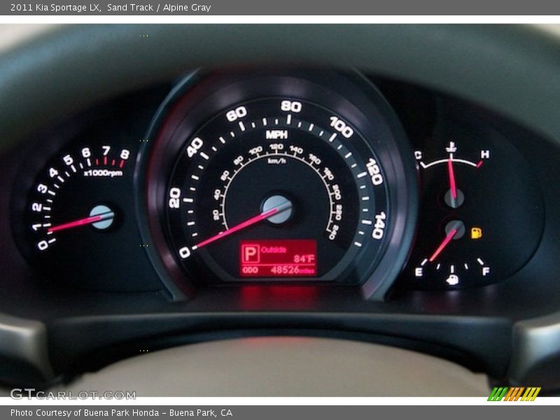 Sand Track / Alpine Gray 2011 Kia Sportage LX