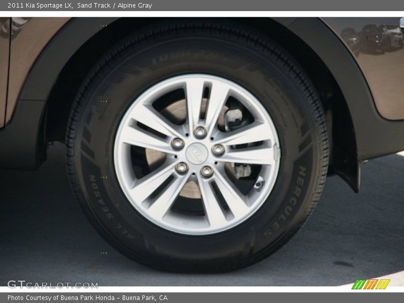 Sand Track / Alpine Gray 2011 Kia Sportage LX