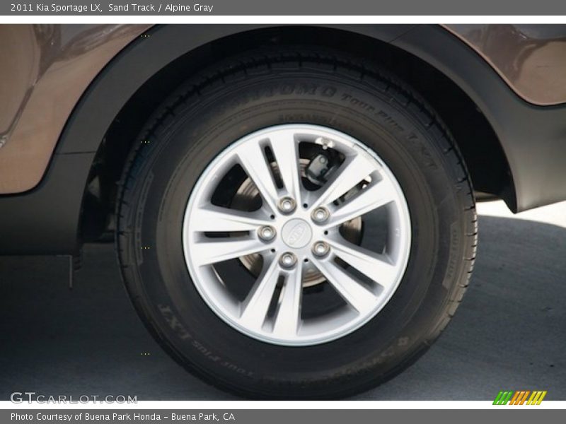 Sand Track / Alpine Gray 2011 Kia Sportage LX