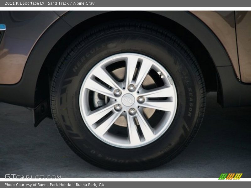 Sand Track / Alpine Gray 2011 Kia Sportage LX