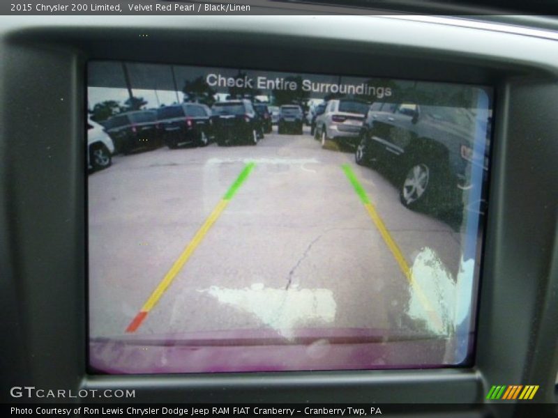 Velvet Red Pearl / Black/Linen 2015 Chrysler 200 Limited