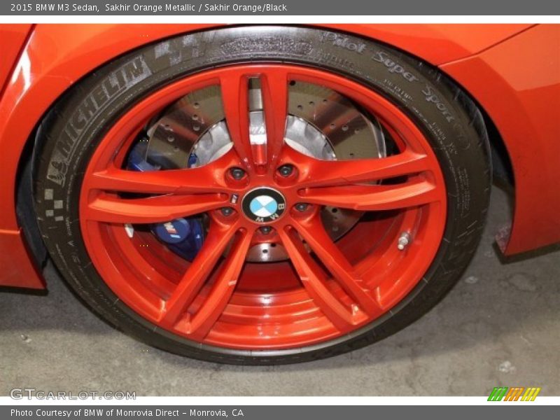 Sakhir Orange Metallic / Sakhir Orange/Black 2015 BMW M3 Sedan