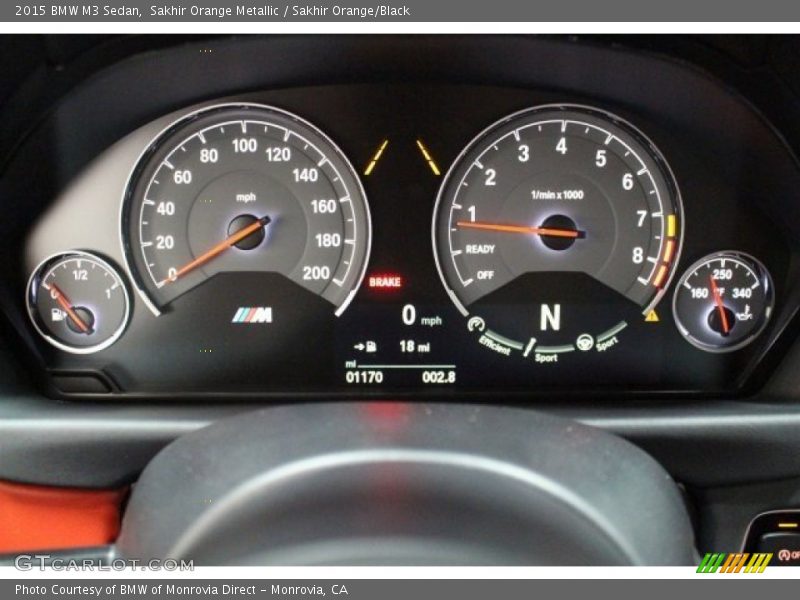  2015 M3 Sedan Sedan Gauges