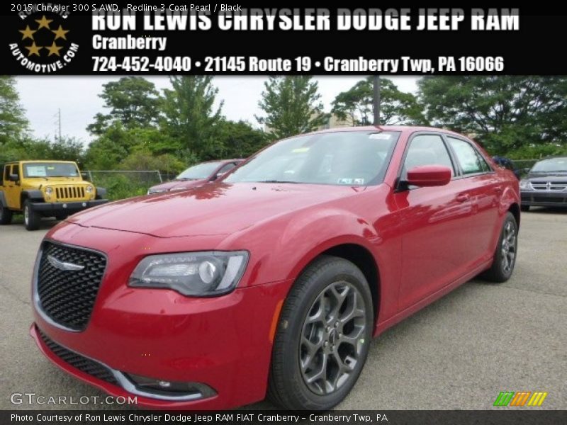 Redline 3 Coat Pearl / Black 2015 Chrysler 300 S AWD