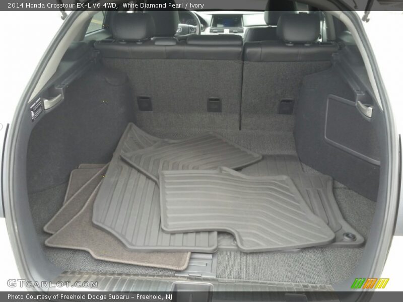 White Diamond Pearl / Ivory 2014 Honda Crosstour EX-L V6 4WD