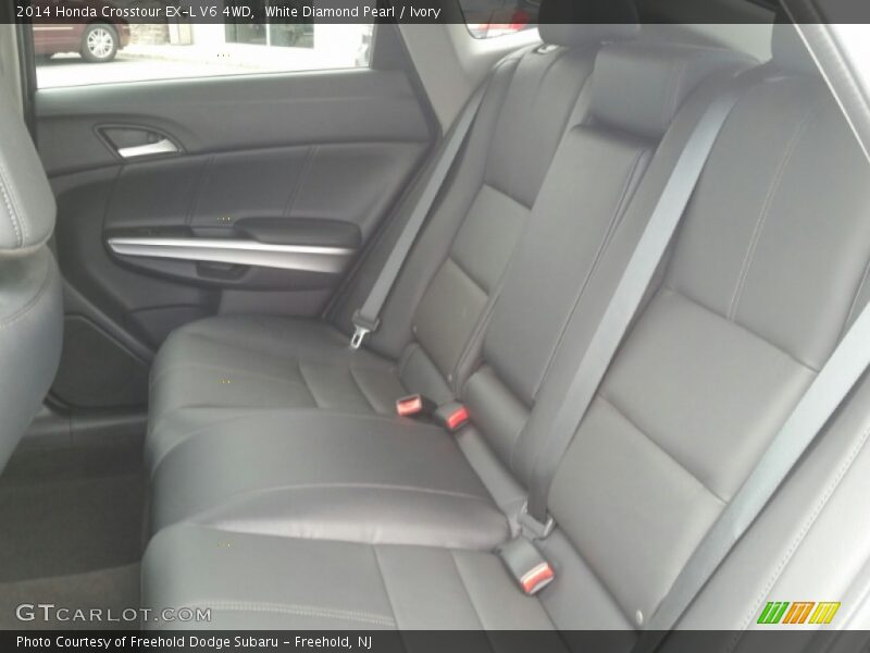 White Diamond Pearl / Ivory 2014 Honda Crosstour EX-L V6 4WD