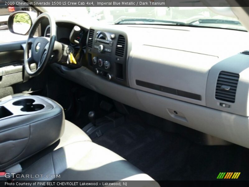 Imperial Blue Metallic / Dark Titanium 2010 Chevrolet Silverado 1500 LS Crew Cab 4x4