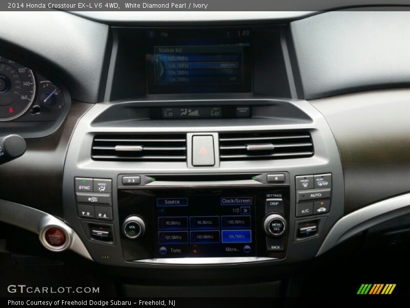White Diamond Pearl / Ivory 2014 Honda Crosstour EX-L V6 4WD