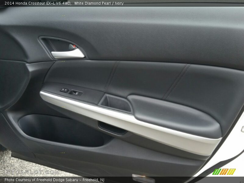 White Diamond Pearl / Ivory 2014 Honda Crosstour EX-L V6 4WD