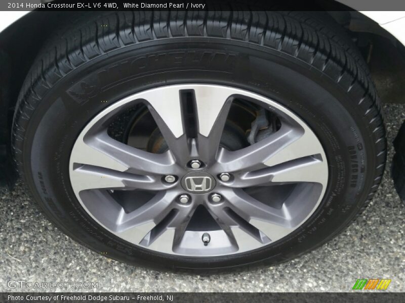 White Diamond Pearl / Ivory 2014 Honda Crosstour EX-L V6 4WD