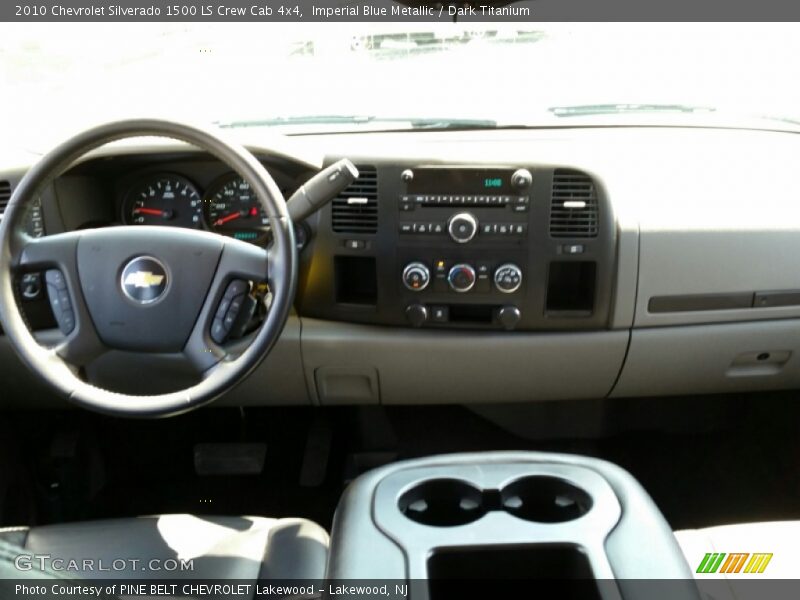 Imperial Blue Metallic / Dark Titanium 2010 Chevrolet Silverado 1500 LS Crew Cab 4x4