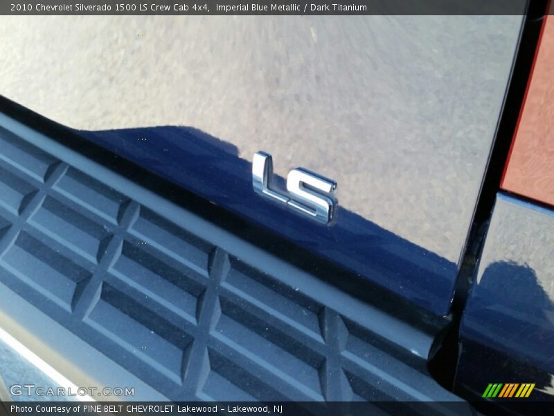 Imperial Blue Metallic / Dark Titanium 2010 Chevrolet Silverado 1500 LS Crew Cab 4x4