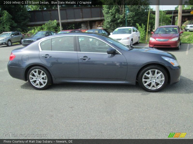 Blue Slate Metallic / Graphite 2009 Infiniti G 37 S Sport Sedan