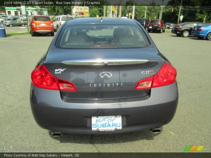 Blue Slate Metallic / Graphite 2009 Infiniti G 37 S Sport Sedan