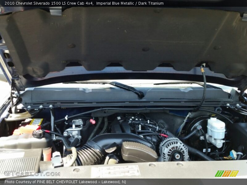 Imperial Blue Metallic / Dark Titanium 2010 Chevrolet Silverado 1500 LS Crew Cab 4x4