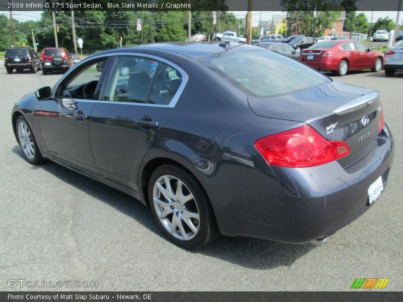 Blue Slate Metallic / Graphite 2009 Infiniti G 37 S Sport Sedan