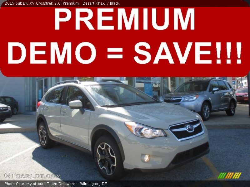 Desert Khaki / Black 2015 Subaru XV Crosstrek 2.0i Premium