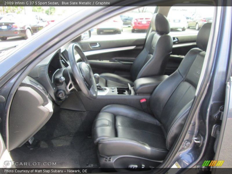 Blue Slate Metallic / Graphite 2009 Infiniti G 37 S Sport Sedan