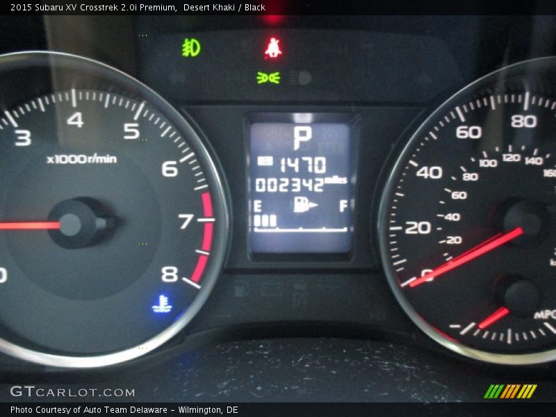 Desert Khaki / Black 2015 Subaru XV Crosstrek 2.0i Premium